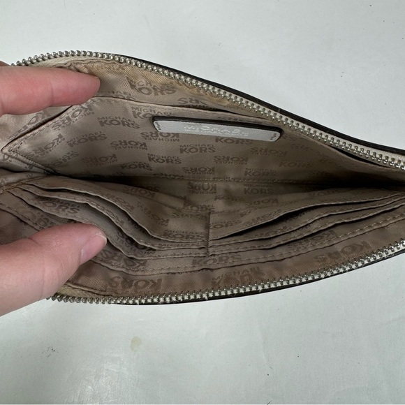 Michael Kors White Studded Wristlet - Picture 4 of 4